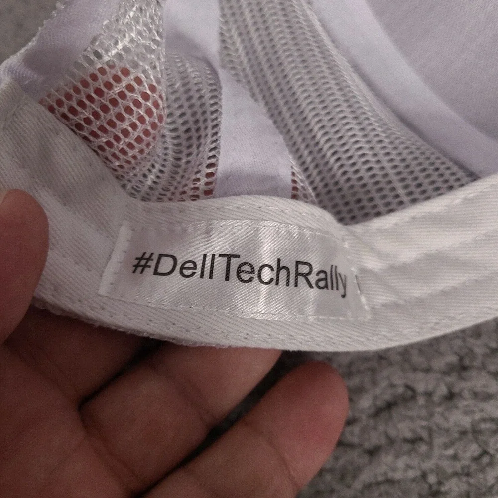 Tech Rally DELL‎ Computers Hat Cap INTEL Mesh Back Adjustable Snap Back